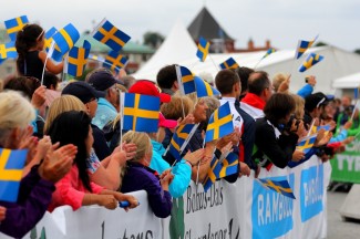 Zieleinlauf der WM in Strömstad