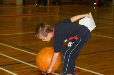 Schul-OL in der Turnhalle