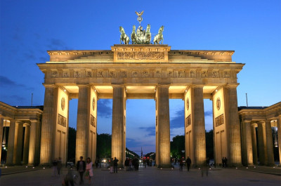 Brandenburger Tor am Abend