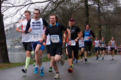 Der Kader beim 10km Lauf.