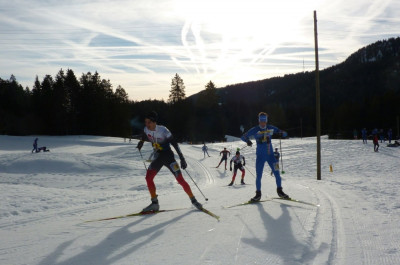 Sebastian Bergmann bei der Ski O Tour.