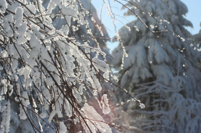 Winterstimmung im Erzgebirge
