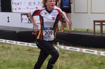 Hanna bei ihrer ersten JWM im A-Finale