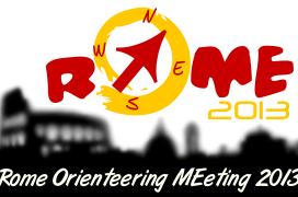 Logo des Rome Orienteering Meetings 2013