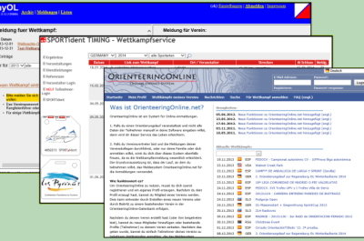 In Deutschland werden derzeit mehrere Meldesysteme parallel genutzt. Unter anderem MyOL, SPORTident und OrienteeringOnline.