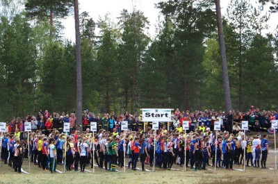 Massenstart der Damen