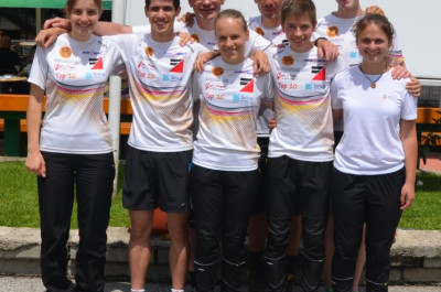 Das deutsche Team bei der JWOC 2014