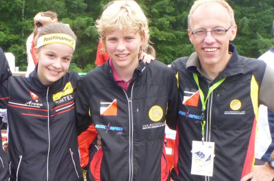 Thomas Meier (rechts) bei der Jugend-EM 2012
