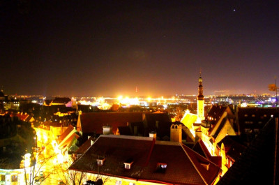 Tallinn bei Nacht
