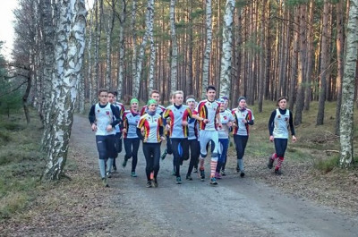 Warmlaufen im Dünenwald