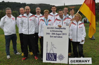 vl: Coatch Jens Lehmann; Klaus Helfrich; Sven Hommen; Yves Heerdegen; Heidi Graumann; Ingo Horst; Andreas Spengler; Bernd Graumann; Leo Graumann; Kerstin Spengler