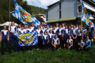 Die bayerische Mannschaft beim ARGE ALP OL 2015