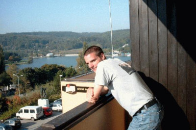Axel Fischer im Hotel des Wettkampfortes Brno