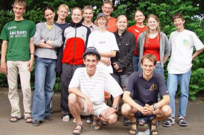 Die JEM-Mannschaft vor der Abreise