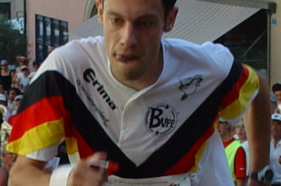 Ingo Horst an der Treppe