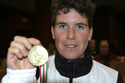 Antje Bornhak siegte im Weltcup- Finale und holte sich die Bronzene im Gesamt- Weltcup 2003.
