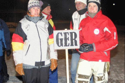 Das deutsche Team bei der Eröffnung