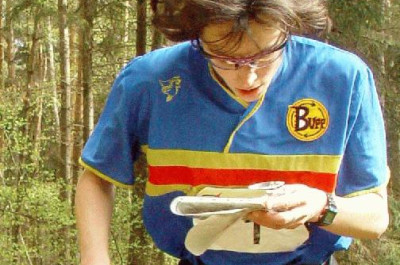 Siegerin Meike Jaeger konzentriert, 15 Minuten nach dem Start