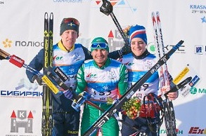 Stanimir Belomazhev (M.) holt sich seinen ersten WM-Titel vor Erik Rost (li.) und Lars Moholdt.