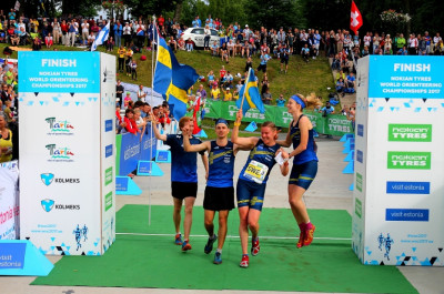 Schweden gewinnt die Sprintstaffel