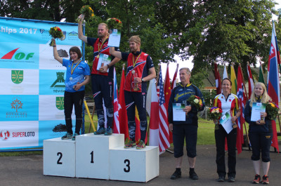 Anne Straube erreicht bei der WM im TrailO eine Podestplatzierung.