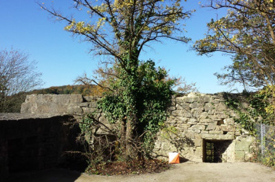einer der vielen möglichen Festpostenstandorte in Bielefeld, hier auf der Sparrenburg, dem Wahrzeichen der Stadt