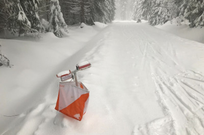 Im Winter ist die Zeit der Ski-Orientierungsläufe.