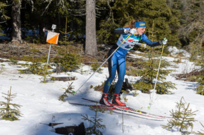 Auch bei den schlechten Schneebedigungen in Bulgarien eilt die Schwedin Tove Alexandersson von Titel zu Titel.
