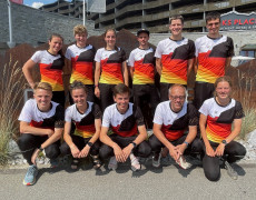 Deutsches Team mit Betreuern