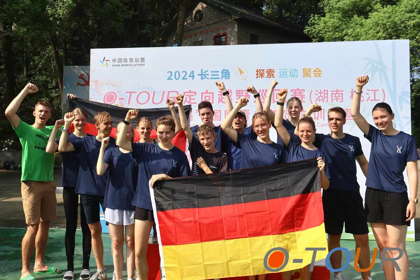 Gruppenfoto nach dem letzten Lauf