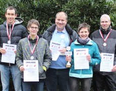 Sieger und Platzierte des 1. Landshut-Pokals im Trail-O