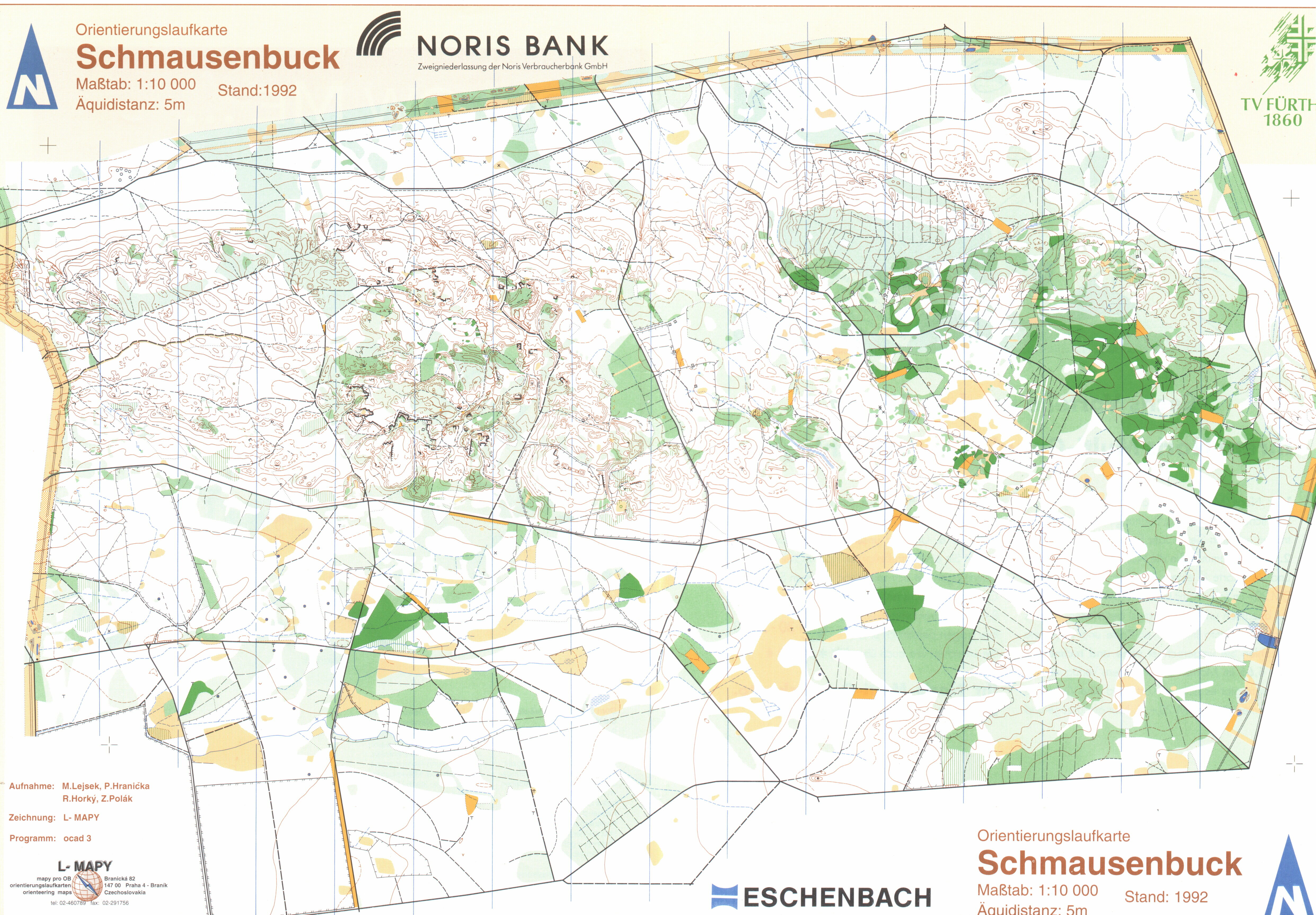 OL-Karte Schmausenbuck